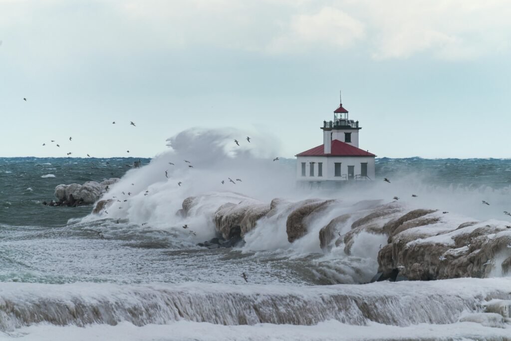 Free stock photo of breitbeck park, lake ontario, oswego